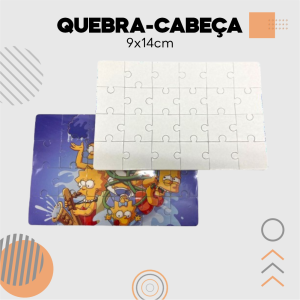 Quebra-Cabeça - 9x14cm Sem Informação 9x14cm 4x0 Sem Revestimento Sem Acabamento 